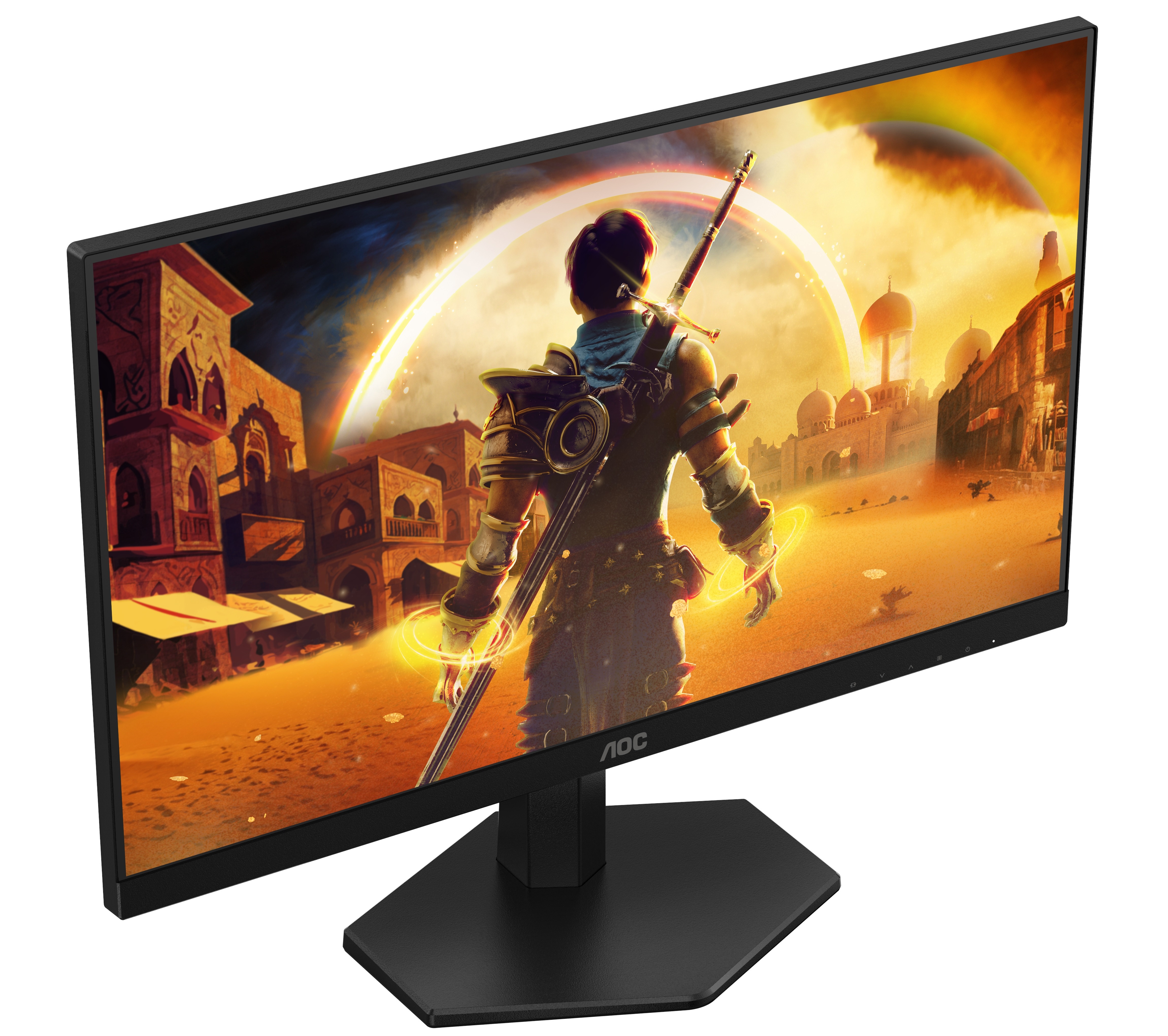Монитор 23.8" AOC 24G42E IPS 1920x1080, 180 Гц, 0.5 мс, 16:9, 300 кд/м², 2xHDMI 2.0, DP 1.4, 3.5 мм,