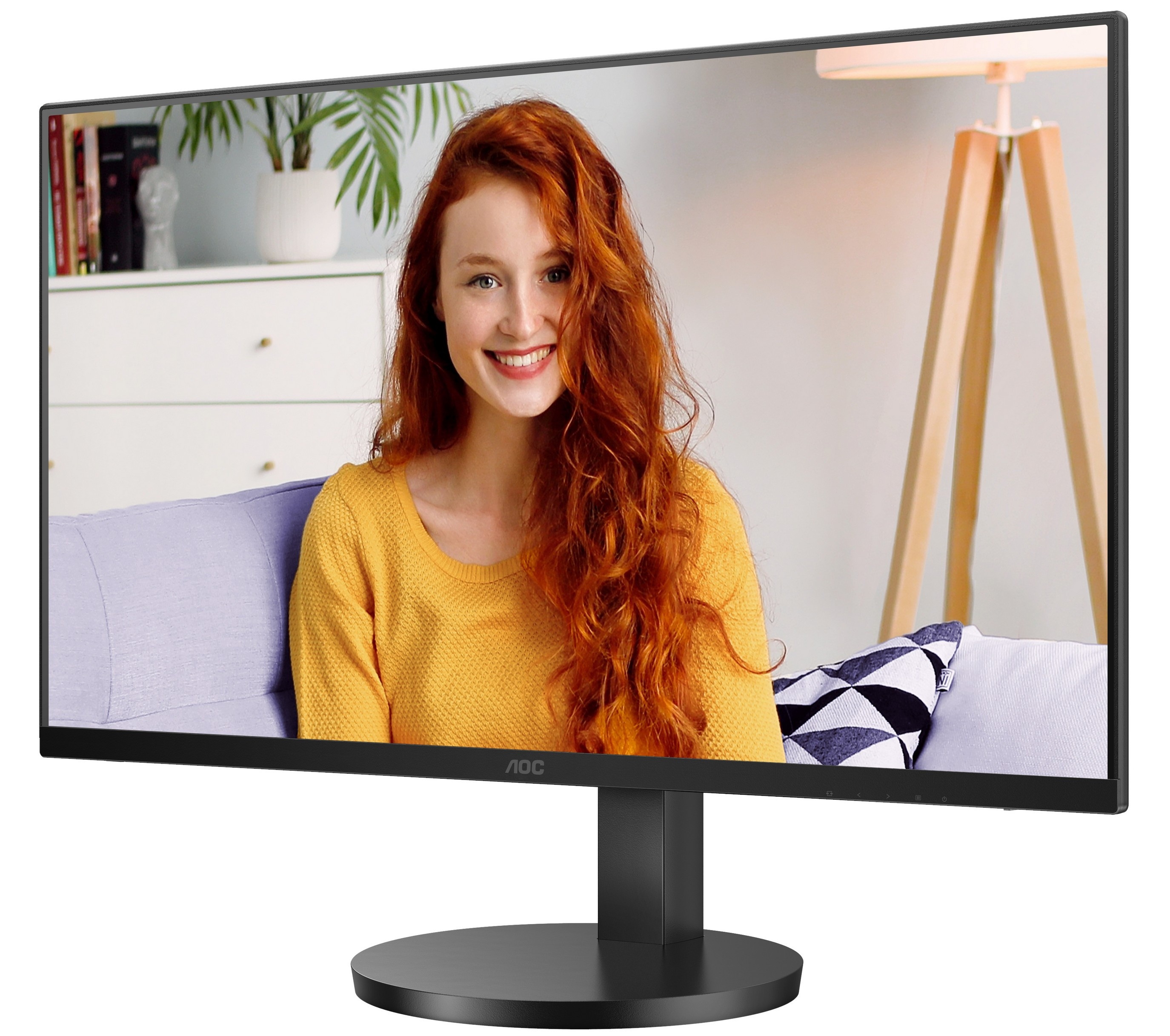 Монитор 27" AOC U27B3AF IPS 3840x2160, 60 Гц, 4 мс, 16:9, 350 кд/м², DP 1.4, HDMI 2.0, 3.5 Jack, Ada