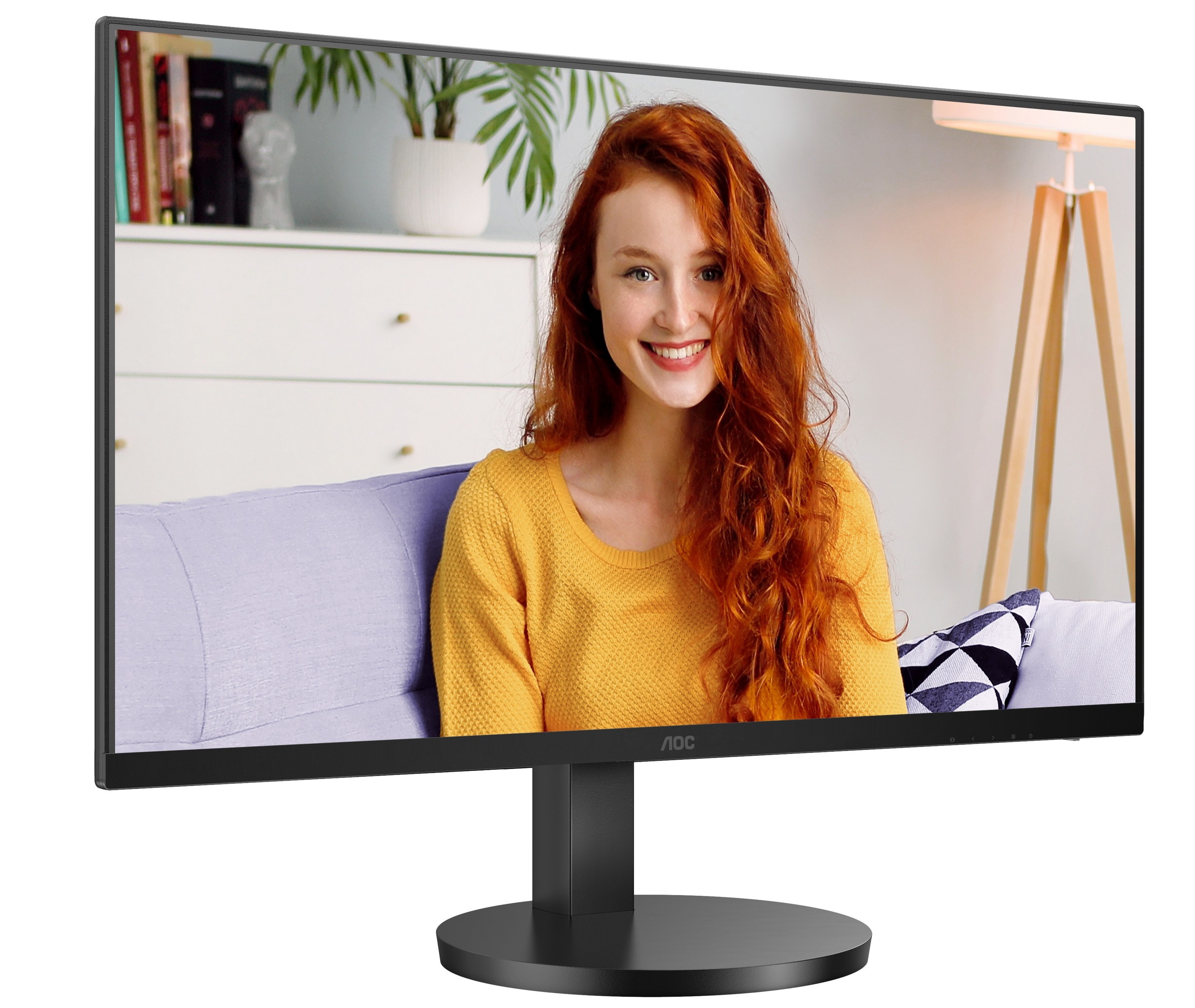 Монитор 27" AOC U27B3AF IPS 3840x2160, 60 Гц, 4 мс, 16:9, 350 кд/м², DP 1.4, HDMI 2.0, 3.5 Jack, Ada
