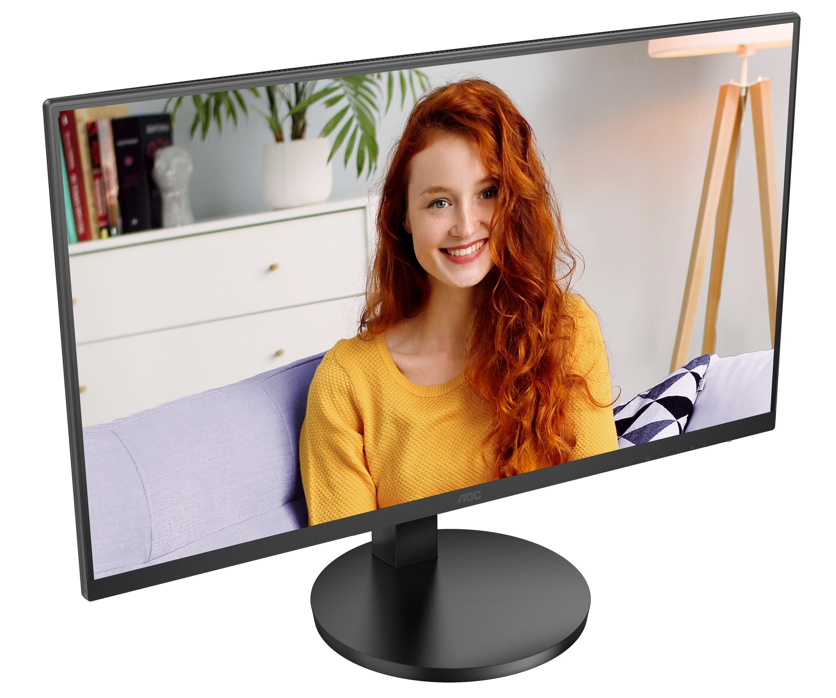 Монитор 27" AOC U27B3AF IPS 3840x2160, 60 Гц, 4 мс, 16:9, 350 кд/м², DP 1.4, HDMI 2.0, 3.5 Jack, Ada