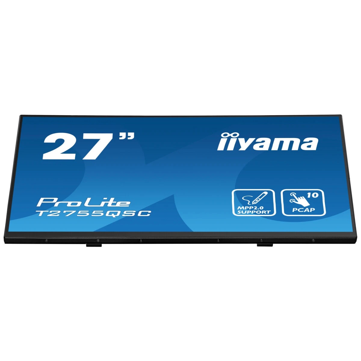 Монитор 27" Iiyama ProLite T2755QSC-B1 IPS 2560x1440, 75 Гц, 5 мс, 16:9, 400 кд/м², HDMI, DP, 3.5 Ja
