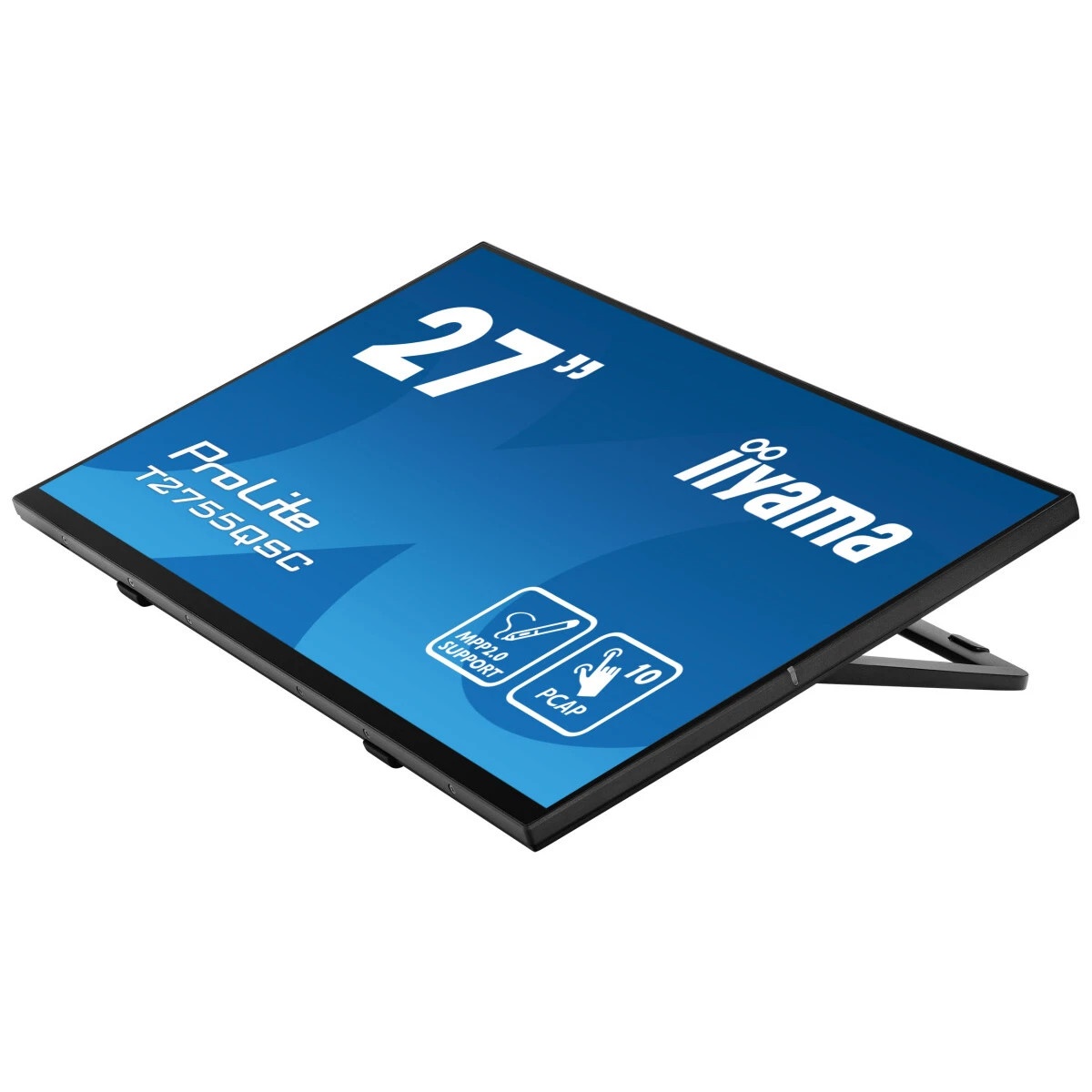 Монитор 27" Iiyama ProLite T2755QSC-B1 IPS 2560x1440, 75 Гц, 5 мс, 16:9, 400 кд/м², HDMI, DP, 3.5 Ja