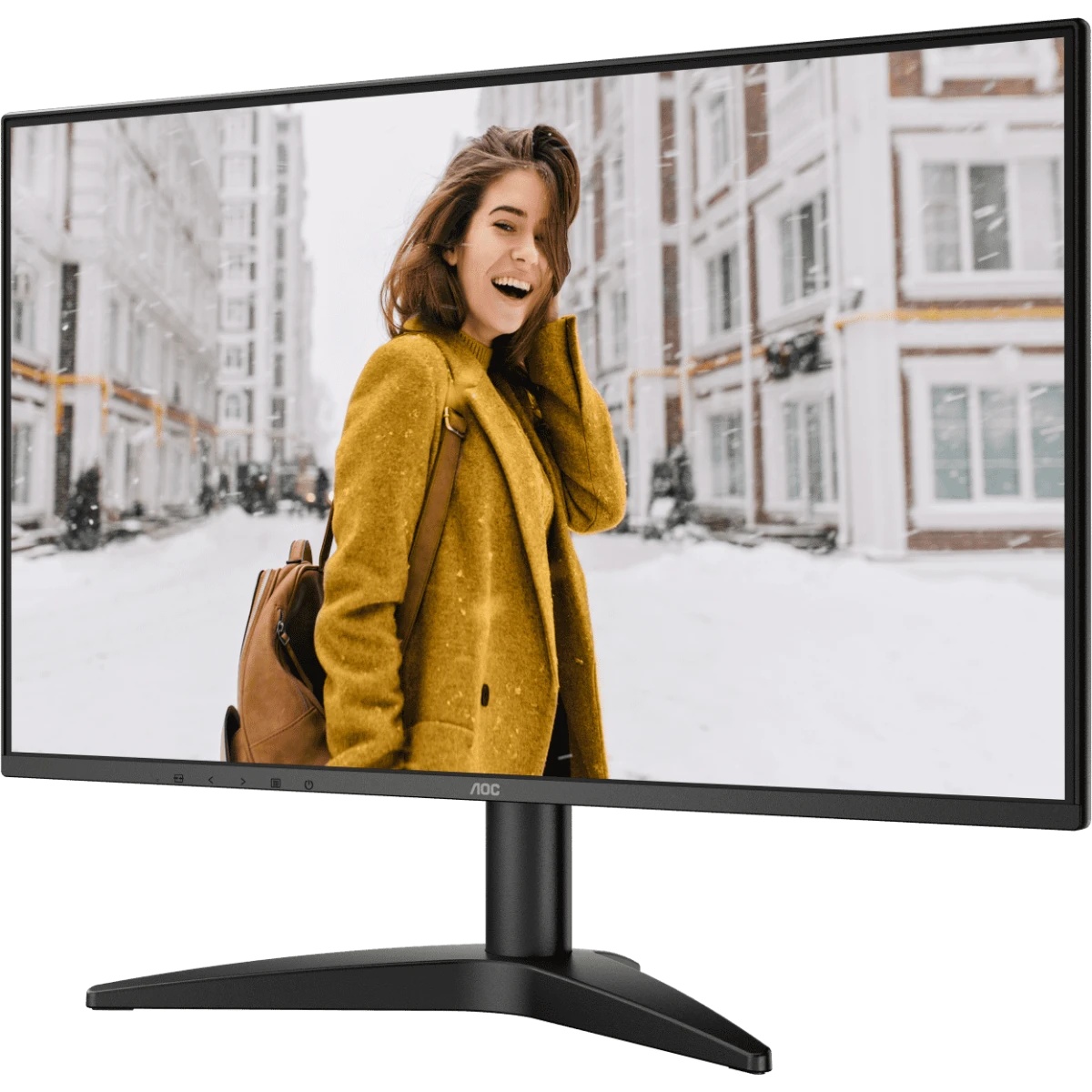 Монитор 23.8" AOC 24B36H IPS 1920x1080, 100 Гц, 4 мс, 16:9, 250 кд/м², HDMI 1.4, VGA, черный