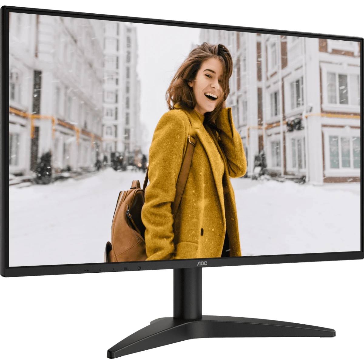 Монитор 23.8" AOC 24B36H IPS 1920x1080, 100 Гц, 4 мс, 16:9, 250 кд/м², HDMI 1.4, VGA, черный