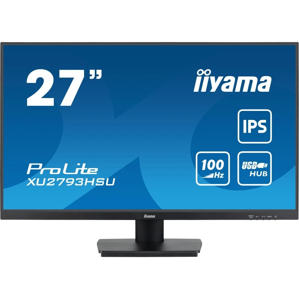 Монитор 27" Iiyama ProLite XU2793HSU-B6 IPS 1920x1080, 100 Гц, 1 мс, 16:9, 250 кд/м2, 1xHDMI, 1хDP,