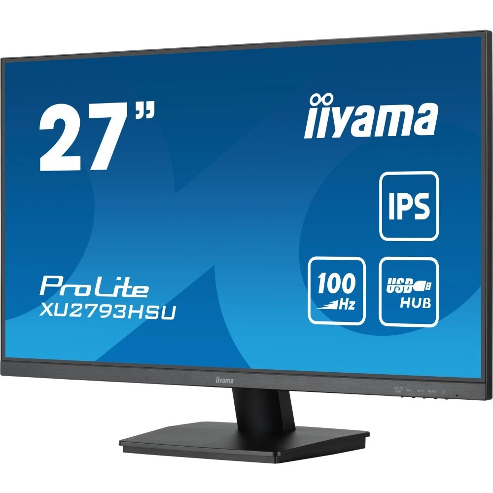 Монитор 27" Iiyama ProLite XU2793HSU-B6 IPS 1920x1080, 100 Гц, 1 мс, 16:9, 250 кд/м2, 1xHDMI, 1хDP,