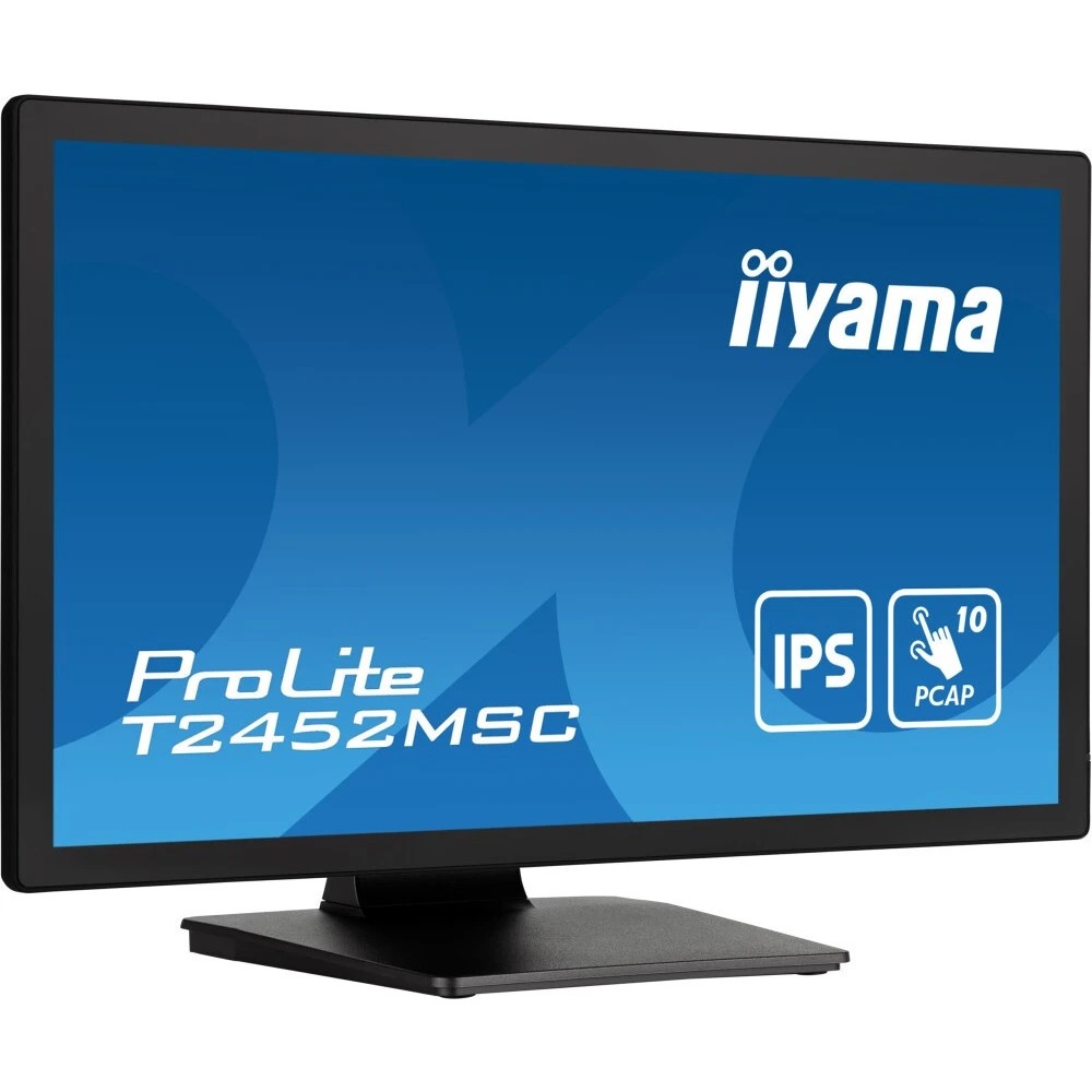 Монитор 23.8" Iiyama ProLite T2452MSC-B1 IPS 1920x1080, 60 Гц, 14 мс, 16:9, 400 кд/м2, 1хHDMI, 1хDP,