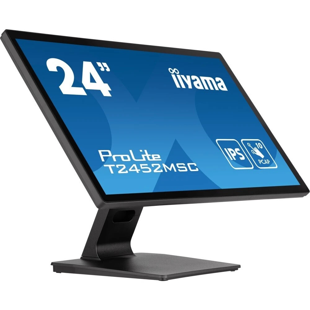 Монитор 23.8" Iiyama ProLite T2452MSC-B1 IPS 1920x1080, 60 Гц, 14 мс, 16:9, 400 кд/м2, 1хHDMI, 1хDP,
