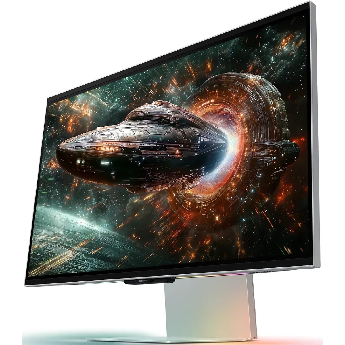 Монитор 27" Samsung Odyssey 3D G90XF IPS 3840x2160, 165 Гц, 1 мс, 16:9, 350 кд/м², 2xHDMI 2.1, DP, U