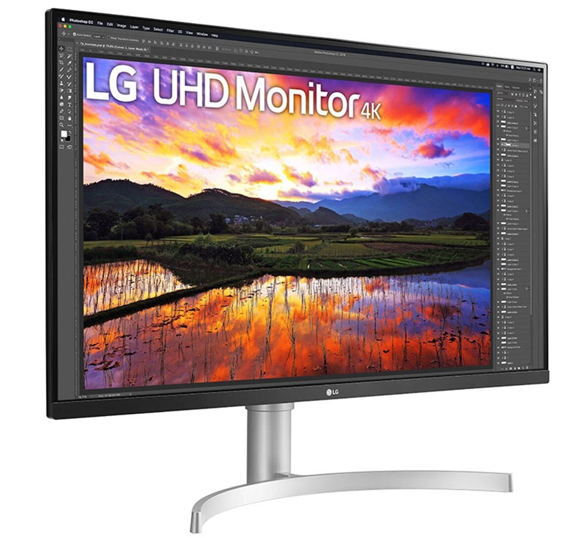 Монитор 31.5" LG 32UN650K-W IPS 3840x2160, 60 Гц, 5 мс, 16:9, 350 кд/м², 2xHDMI 2.0, DP 1.4, 3.5 мм,