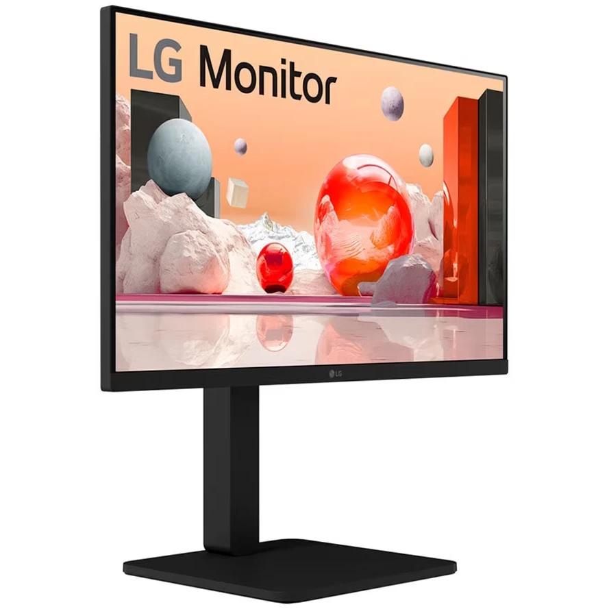 Монитор 23.8" LG  24BA450-B Black с поворотом экрана (IPS, 1920x1080, 5 ms, 178°/178°, 250 cd/m, 130