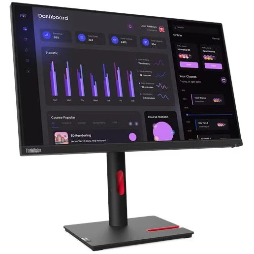 Монитор 23.8" Lenovo ThinkVision T24i-30 IPS 1920x1080, 60 Гц, 4 мс, 16:9, 250 кд/м², VGA, HDMI 1.4,