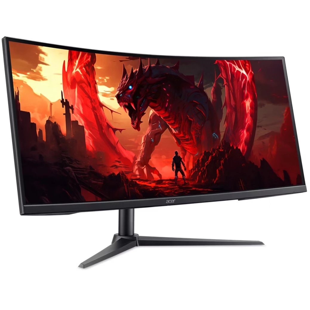 Монитор 34" Acer XZ340CURW0bmiiphx VA 3440x1440, 240 Гц, 1 мс, 21:9, 250 кд/м², HDMI 2.0, DP 1.4, 3.