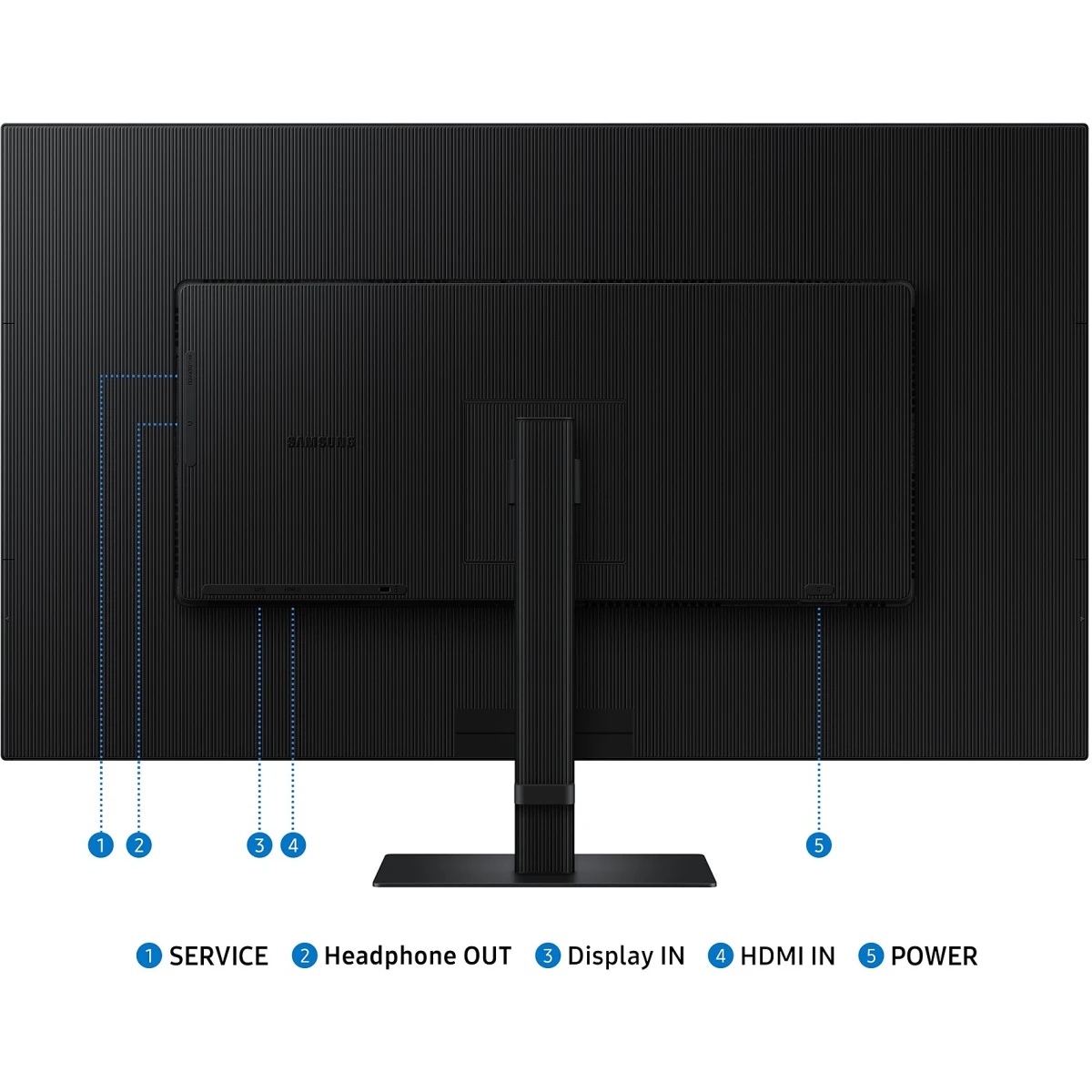 Монитор 37" Samsung ViewFinity S7 S70D VA 3840x2160, 60 Гц, 5 мс, 16:9, 350 кд/м², HDMI 2.0, DP, 3.5
