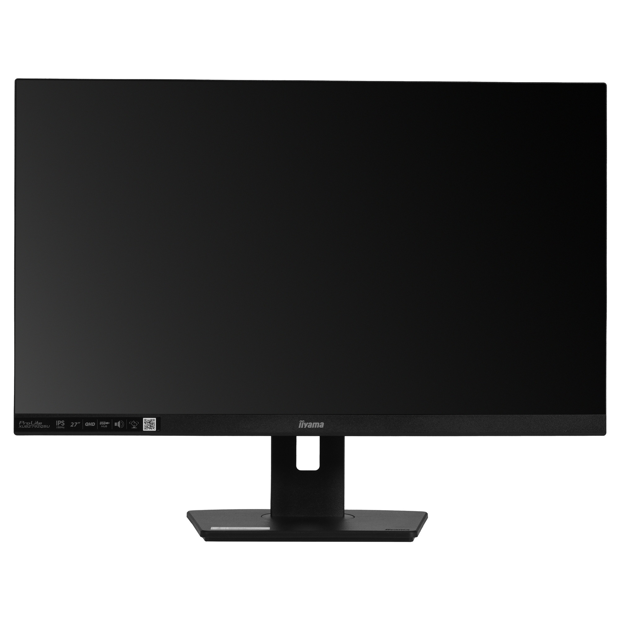 Монитор 27" Iiyama ProLite XUB2792QSU-B6 IPS 2560x1440, 100 Гц, 0.4 мс, 16:9, 250 кд/м², 1xHDMI, 1xD