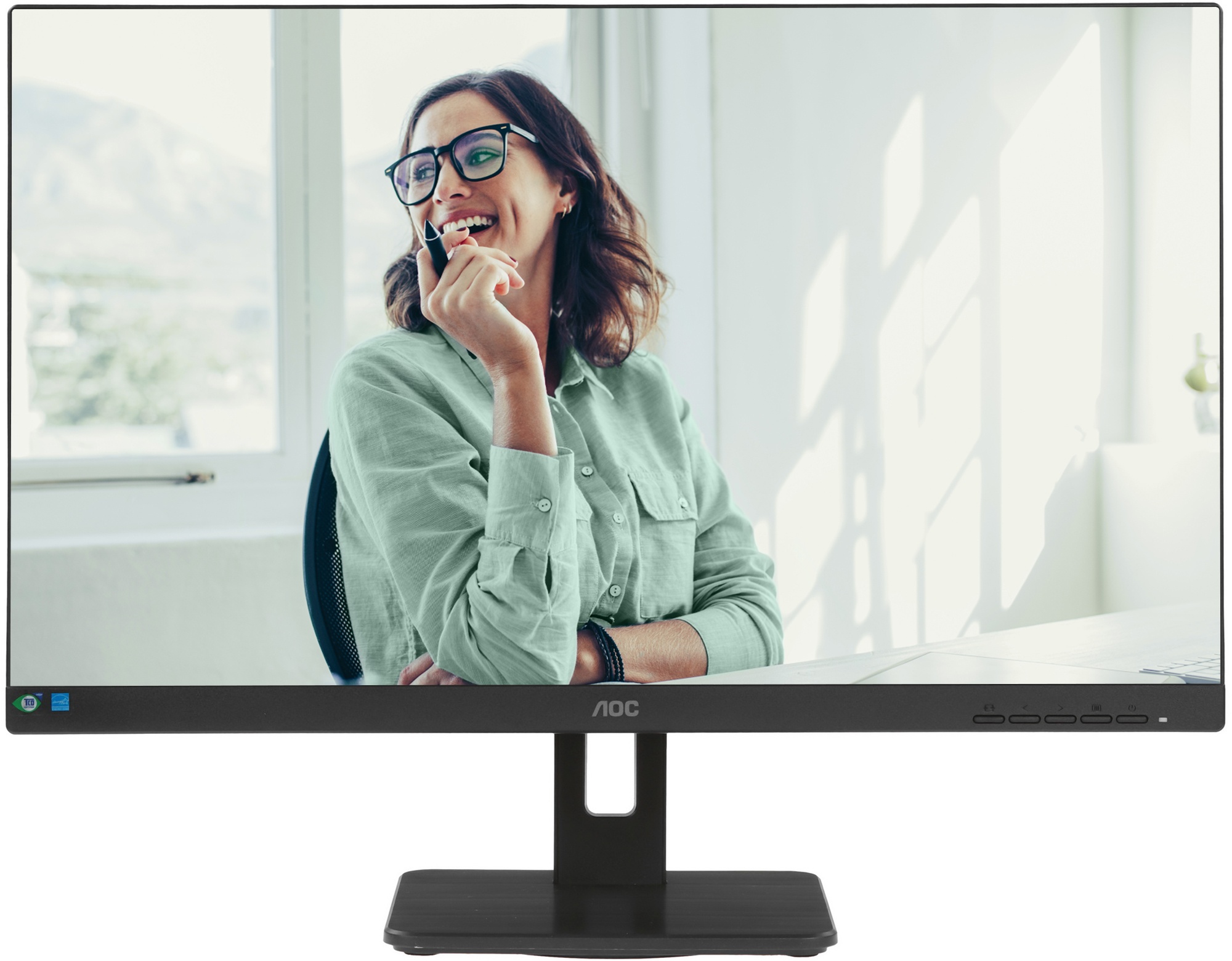 Монитор 27" AOC Q27P3CV IPS 2560x1440, 75 Гц, 4 мс, 16:9, 350 кд/м², 2xHDMI 1.4, DisplayPort 1.2, US