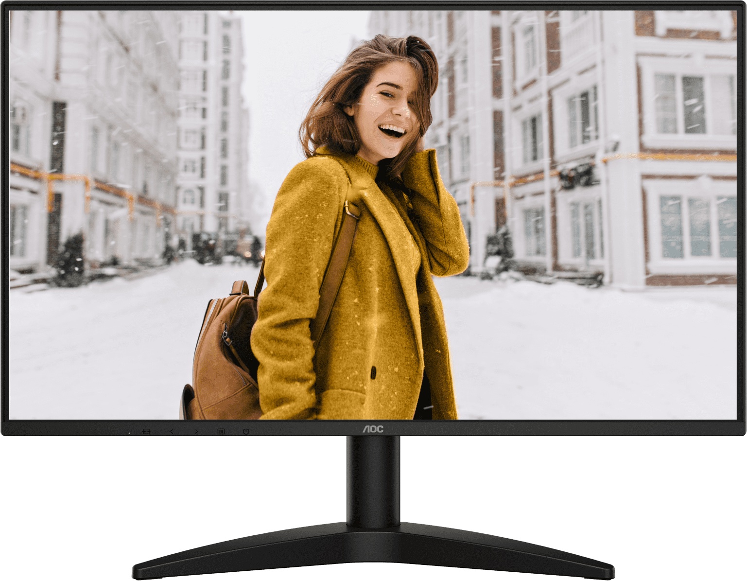Монитор 27" AOC 27B36H IPS 1920x1080, 100 Гц, 4 мс, 16:9, 250 кд/м², HDMI 1.4, VGA, черный