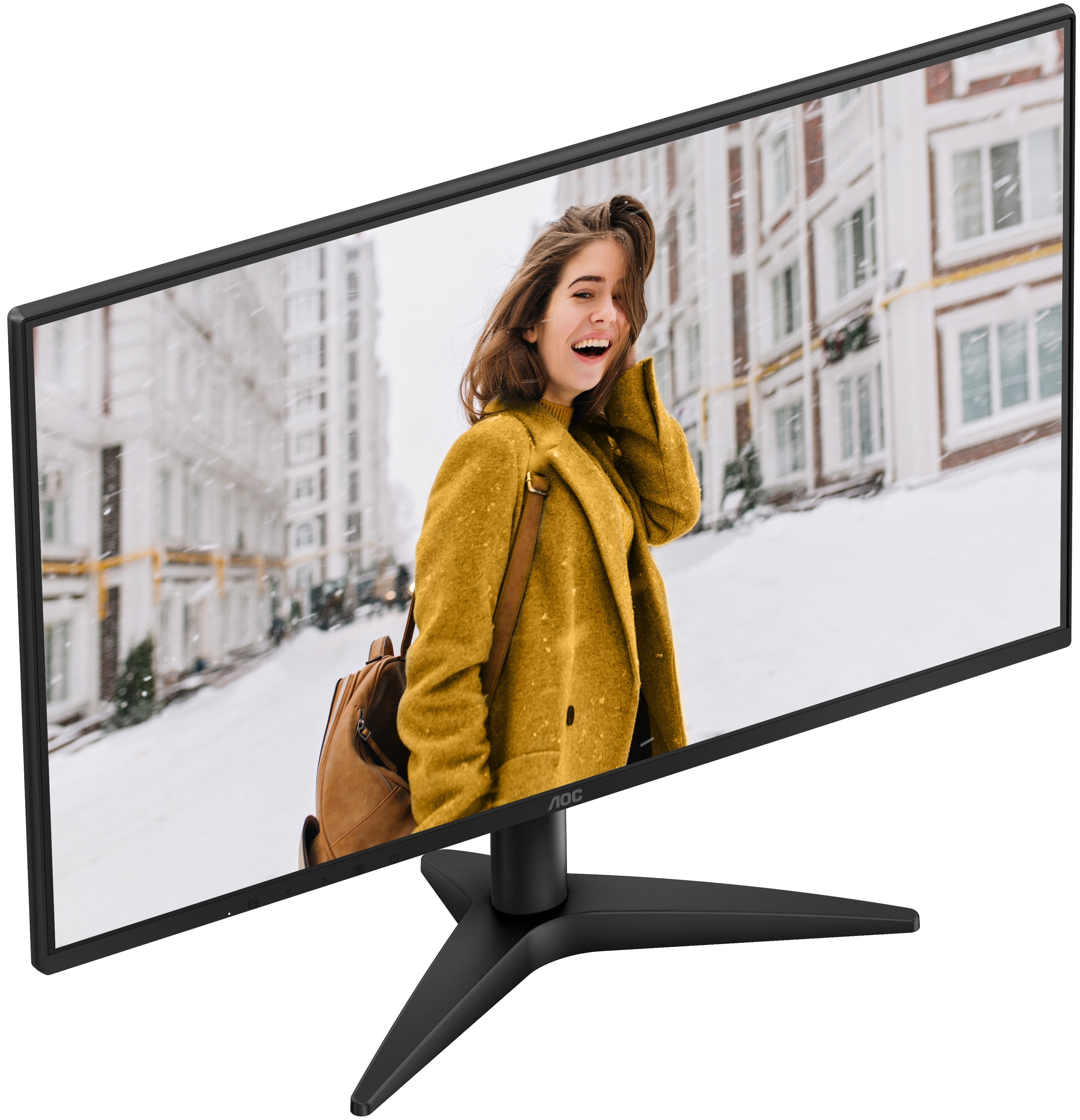 Монитор 27" AOC Q27B36S3 IPS 2560x1440, 120 Гц, 4 мс, 16:9, 350 кд/м², DP 1.4, HDMI 2.0, HDR10, Adap