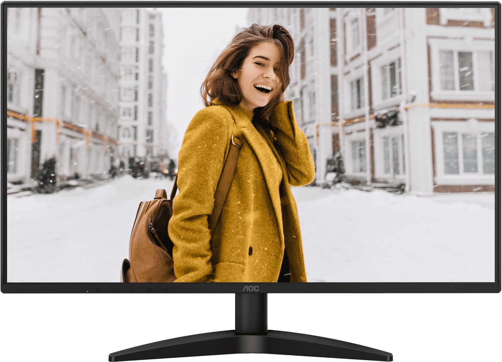 Монитор 27" AOC Q27B36S3 IPS 2560x1440, 120 Гц, 4 мс, 16:9, 350 кд/м², DP 1.4, HDMI 2.0, HDR10, Adap