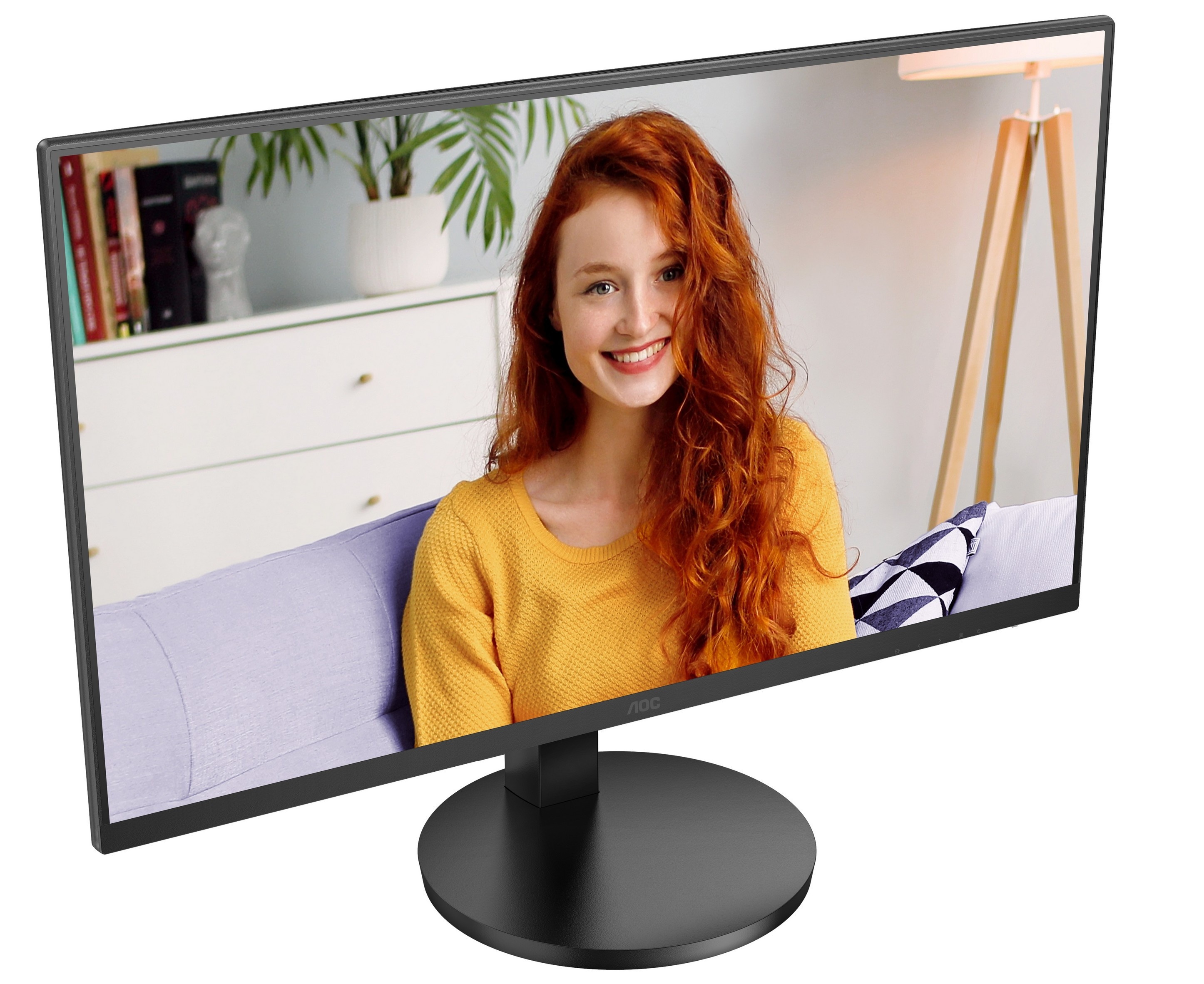 Монитор 27" AOC U27B3CF IPS 3840x2160, 60 Гц, 4 мс, 16:9, 350 кд/м², HDMI 2.0, USB-C, 3.5 Jack, USB