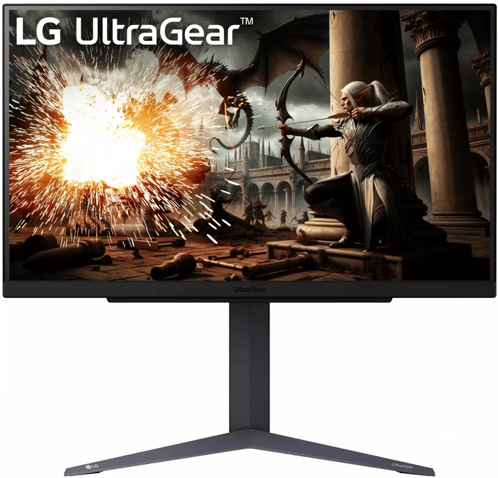 Монитор 27" LG UltraGear 27GS75Q-B IPS 2560x1440, 180 Гц, 1 мс, 16:9, 300 кд/м², DP, HDMI, 3.5 Jack,