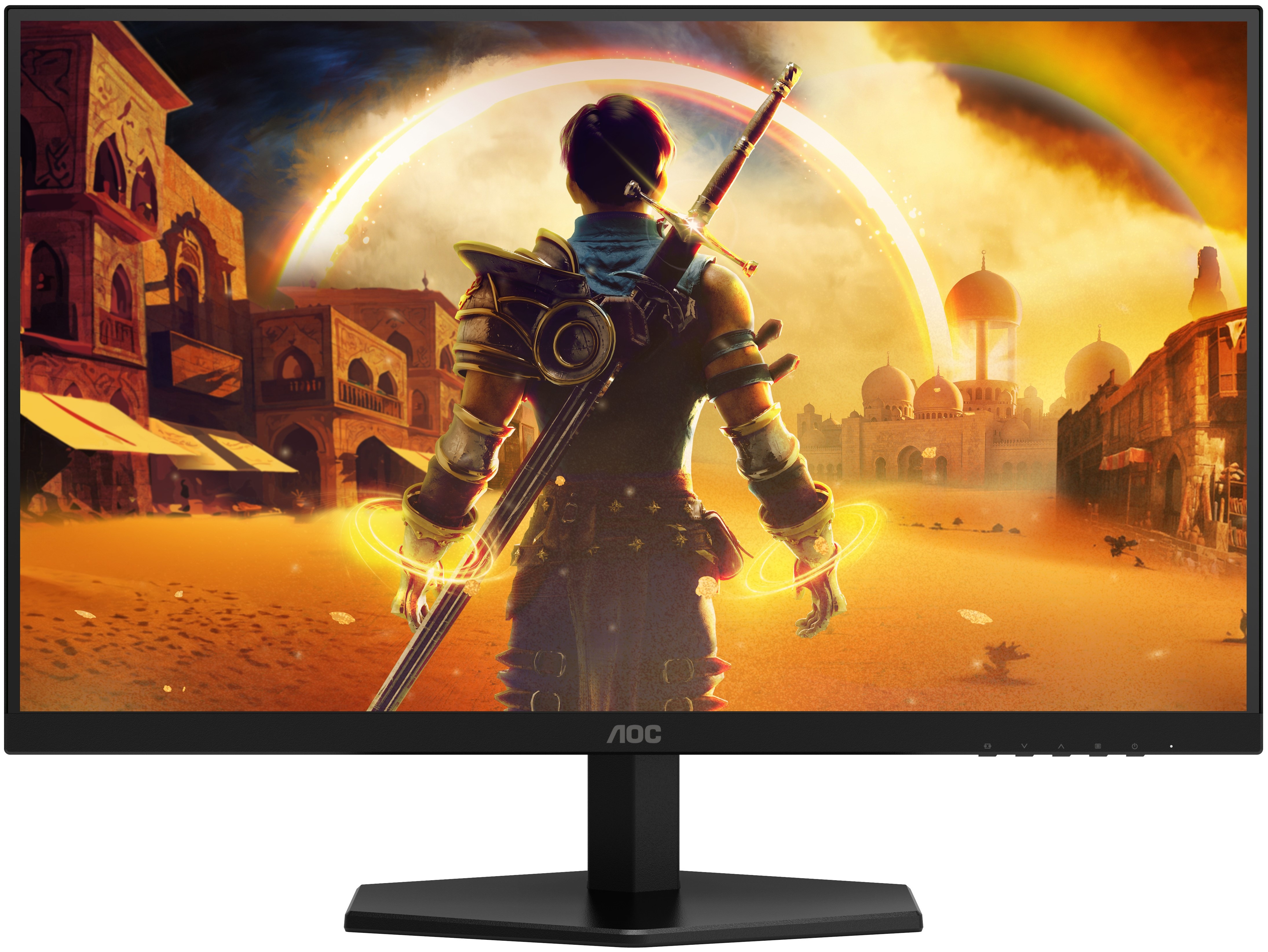 Монитор AOC 27" Q27G42HE черный IPS LED 0.5ms 16:9 HDMI матовая 1000:1 350cd 178гр/178гр 2560x1440 2