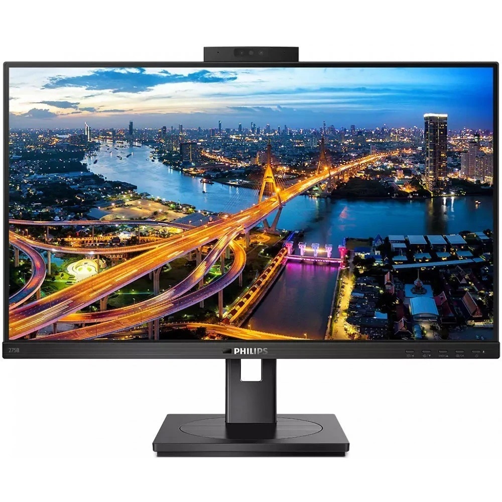 Монитор 27" Philips 275B1H IPS 2560x1440, 75 Гц, 4 мс, 16:9, 350 кд/м2, 1хHDMI, 1хDP, 1хDVI, черный