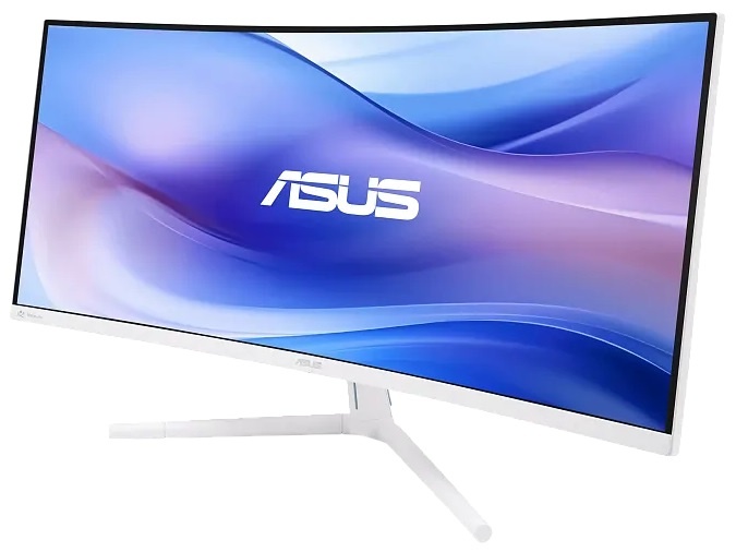Монитор 34" ASUS VU34WCIP-W VA 3440x1440, 100 Гц, 1 мс, 21:9, 300 кд/м², HDMI 2.0, DP 1.4, USB-C (65