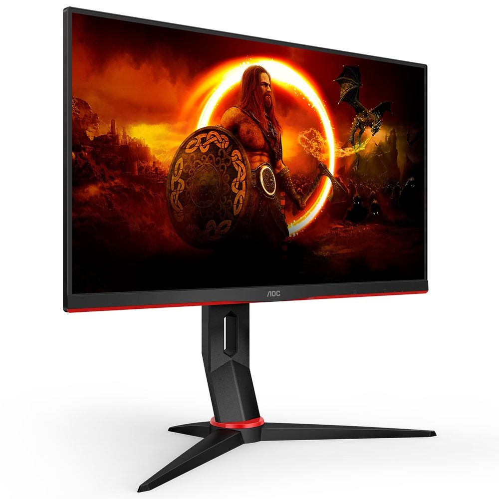 Монитор 23.8" AOC Q24G2A/BK IPS 2560x1440, 165 Гц, 1 мс, 16:9, 350 кд/м2, 2xHDMI, 1xDP, черный