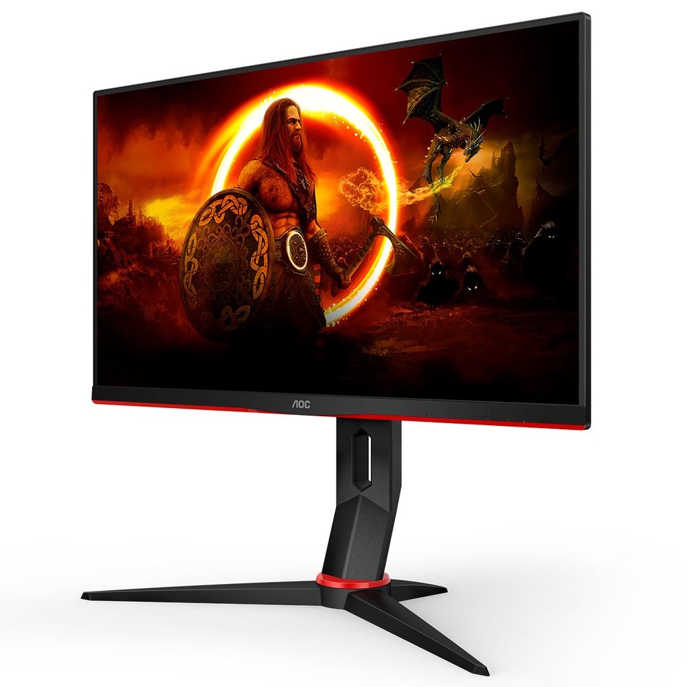 Монитор 23.8" AOC Q24G2A/BK IPS 2560x1440, 165 Гц, 1 мс, 16:9, 350 кд/м2, 2xHDMI, 1xDP, черный
