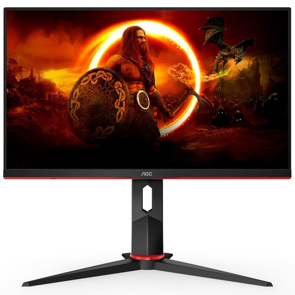 Монитор 23.8" AOC Q24G2A/BK IPS 2560x1440, 165 Гц, 1 мс, 16:9, 350 кд/м2, 2xHDMI, 1xDP, черный