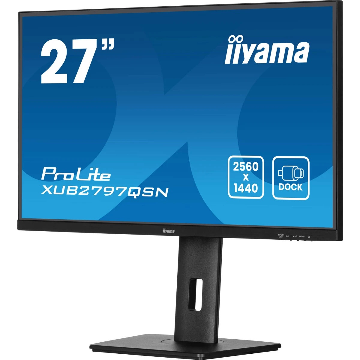Монитор 27" Iiyama ProLite XUB2797QSN-B2 IPS 2560x1440, 100 Гц, 1 мс, 16:9, 300 кд/м², HDMI 2.0, DP