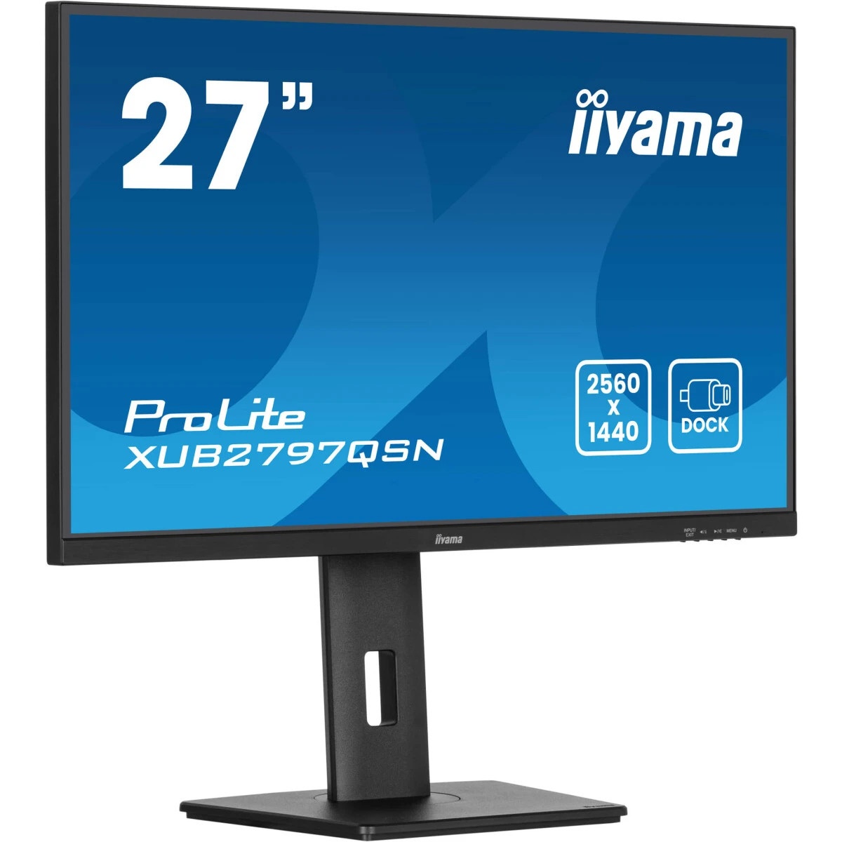Монитор 27" Iiyama ProLite XUB2797QSN-B2 IPS 2560x1440, 100 Гц, 1 мс, 16:9, 300 кд/м², HDMI 2.0, DP