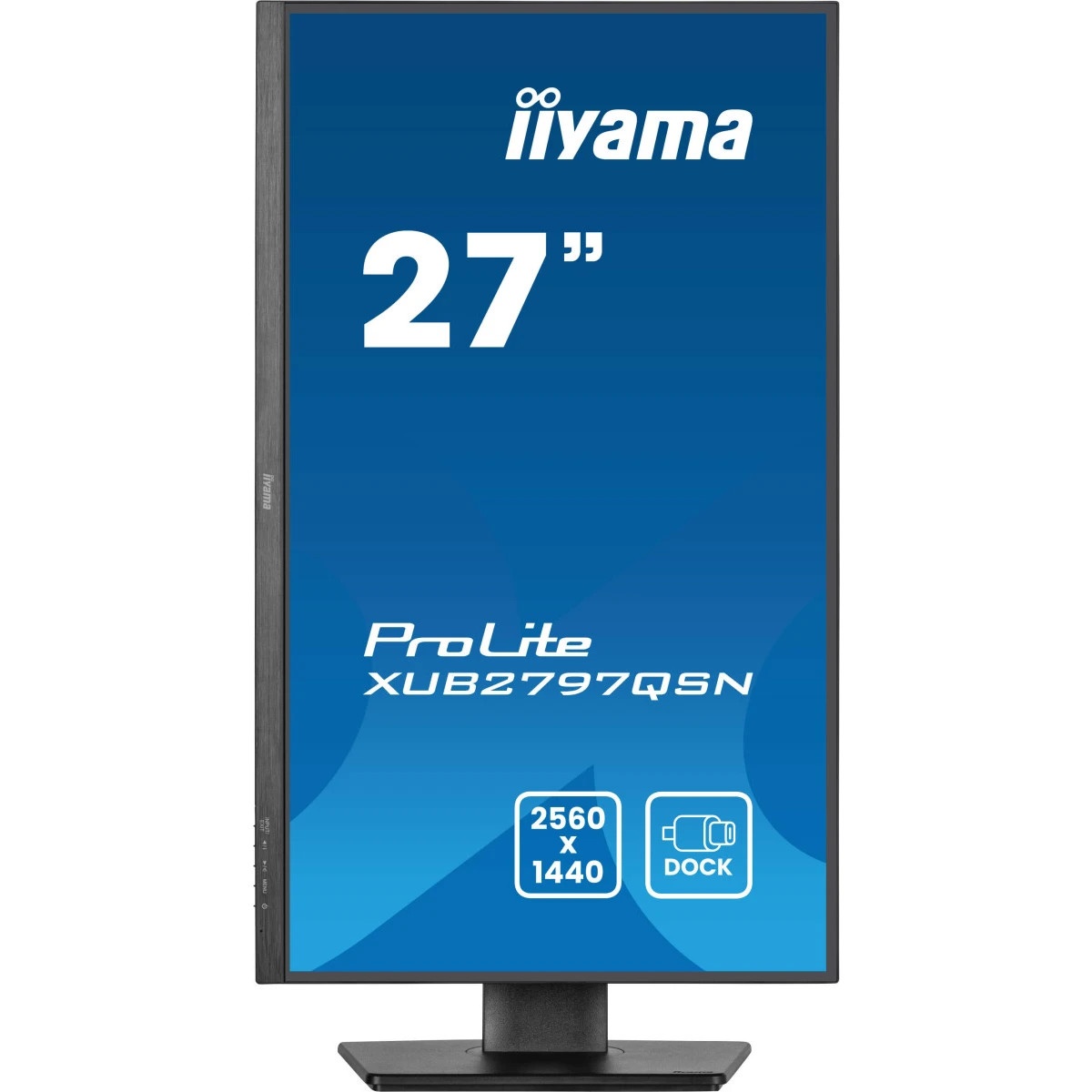 Монитор 27" Iiyama ProLite XUB2797QSN-B2 IPS 2560x1440, 100 Гц, 1 мс, 16:9, 300 кд/м², HDMI 2.0, DP