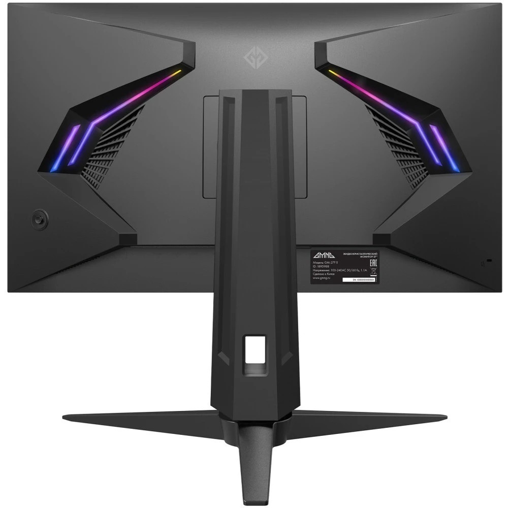 Монитор 27" GMNG Gaming GM-27F11 VA 2560x1440, 165 Гц, 5 мс, 16:9, 300 кд/м², HDMI 2.1 (x2), DP 1.4