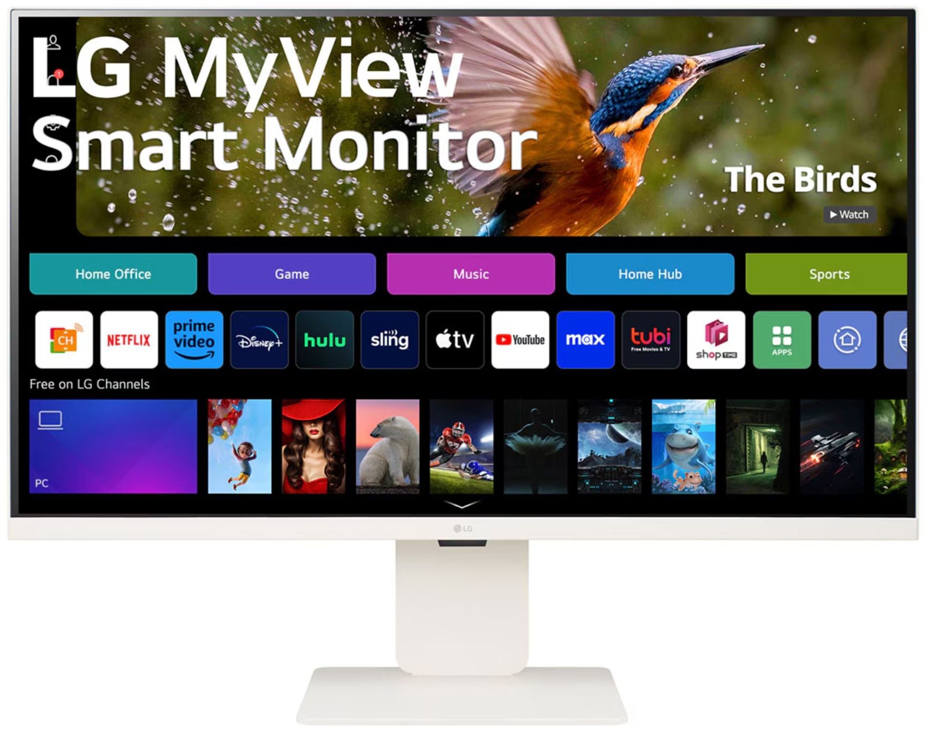 LCD LG 31.5" 32SR83U-W Smart Monitor IPS 3840x2160 60Hz 400cd 16:9 5ms 178/178 2x5W USB-C 2xHDMI USB
