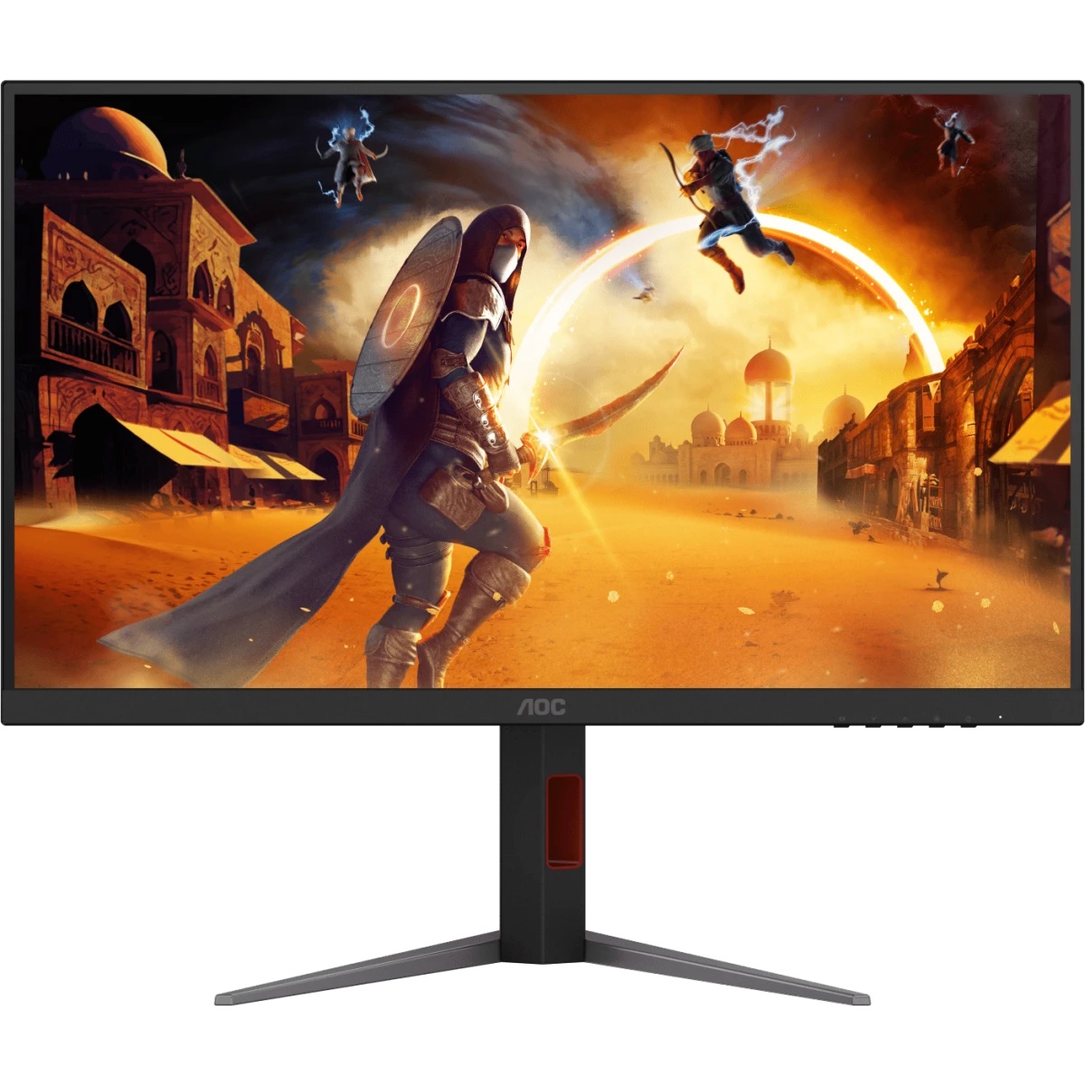 Монитор 27" AOC Q27G4ZMN VA 2560x1440, 240 Гц, 1 мс, 16:9, 450 кд/м² (пиковая 1200 кд/м²), Mini LED,