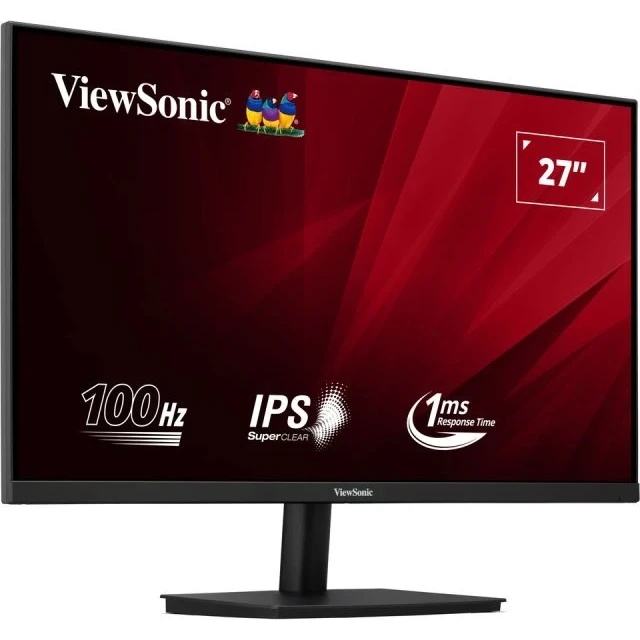 Монитор 27" ViewSonic VA270-H-2 IPS 1920x1080, 100 Гц, 1 мс (MPRT), 16:9, 300 кд/м², HDMI 1.4, VGA,