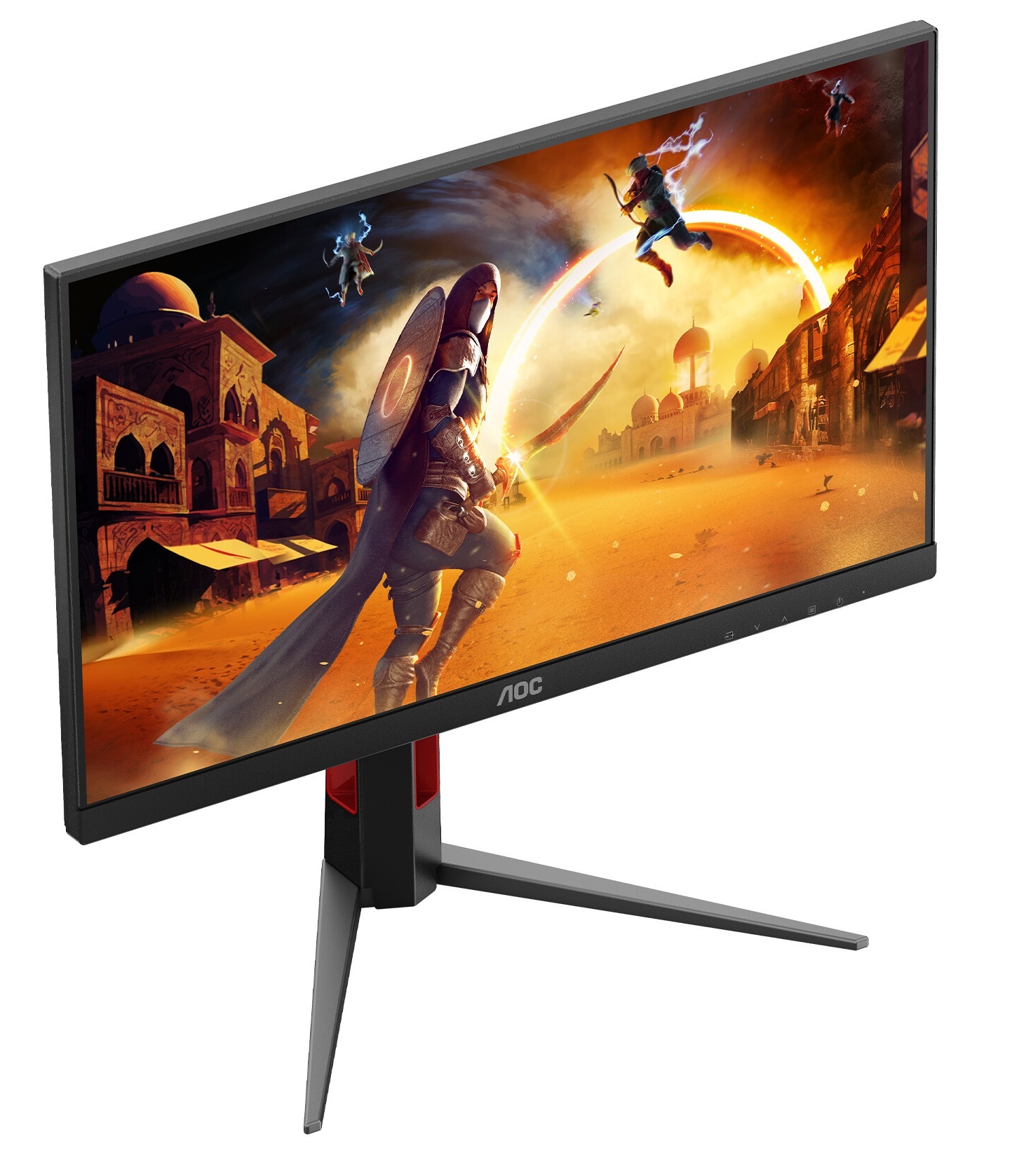 Монитор 23.8" AOC 24G4H IPS 1920x1080, 200 Гц, 0.3 мс (MPRT), 16:9, 300 кд/м², HDR10, HDMI 2.0, DP 1