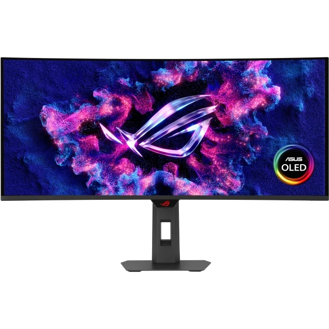 Монитор 34" ASUS ROG XG34WCDG QD-OLED 3440x1440, 175 Гц, 0.03 мс, изогнутый экран (1800R), 21:9, 250