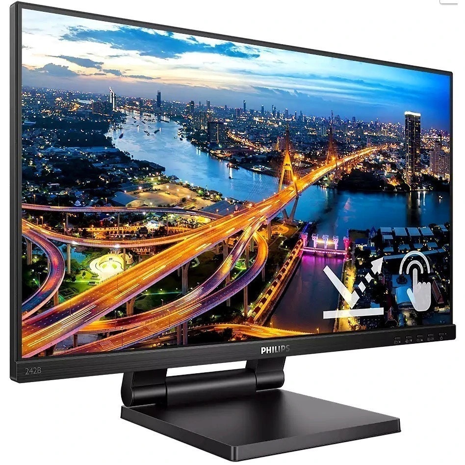 Монитор 23.8" Philips 242B1TC IPS 1920x1080, 75 Гц, 4 мс, 16:9, 250 кд/м2, 1xHDMI, 1xDP, 1xVGA, 4xUS