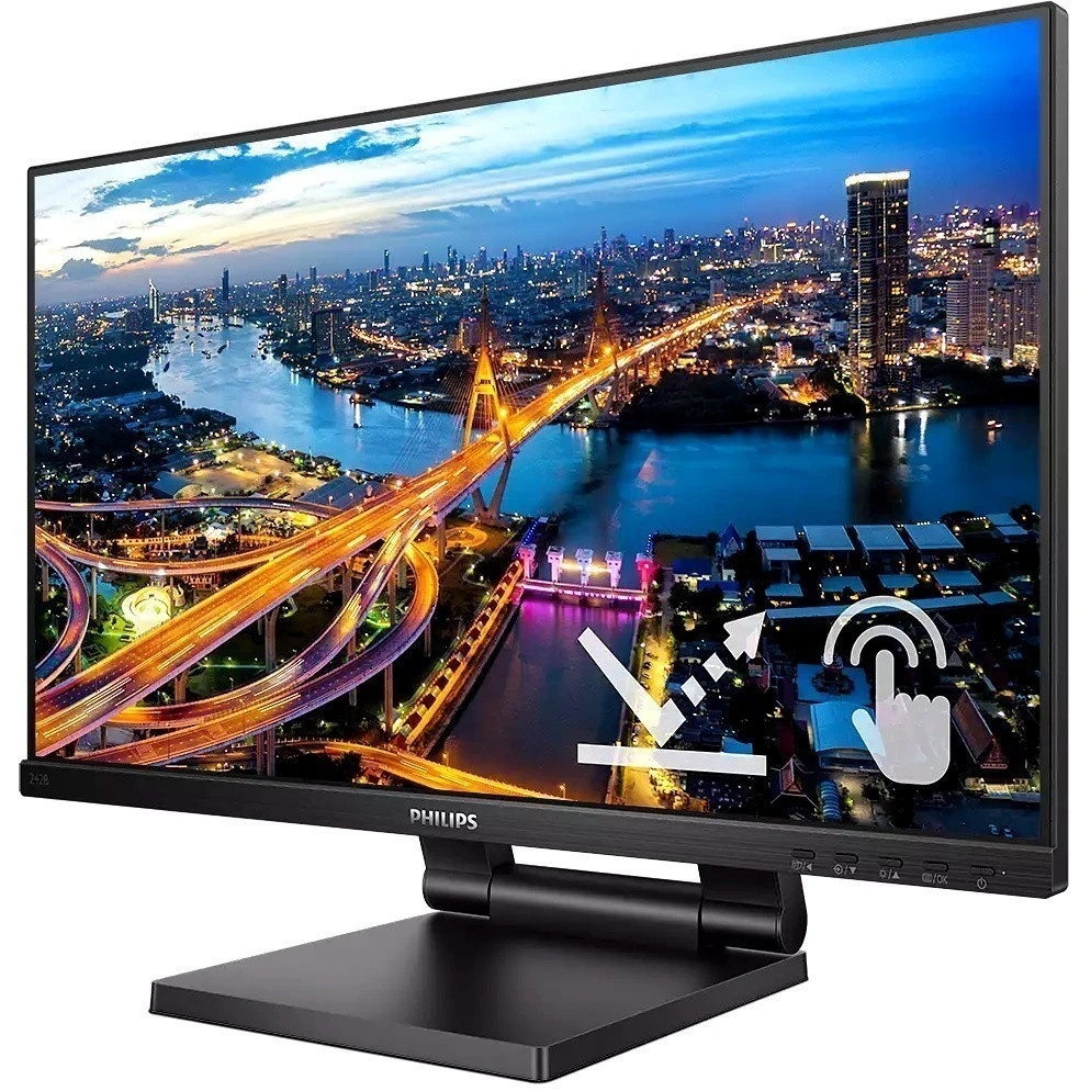 Монитор 23.8" Philips 242B1TC IPS 1920x1080, 75 Гц, 4 мс, 16:9, 250 кд/м2, 1xHDMI, 1xDP, 1xVGA, 4xUS