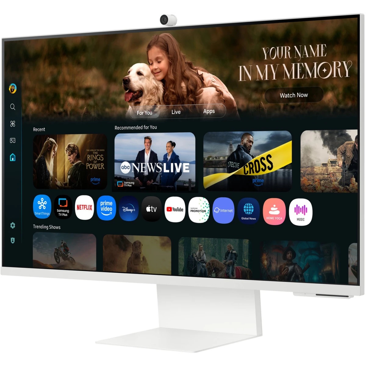 Монитор 31.5" Samsung Smart M8 M80F VA 3840x2160, 60 Гц, 4 мс, 16:9, 400 кд/м², HDMI 2.0, USB-C, USB