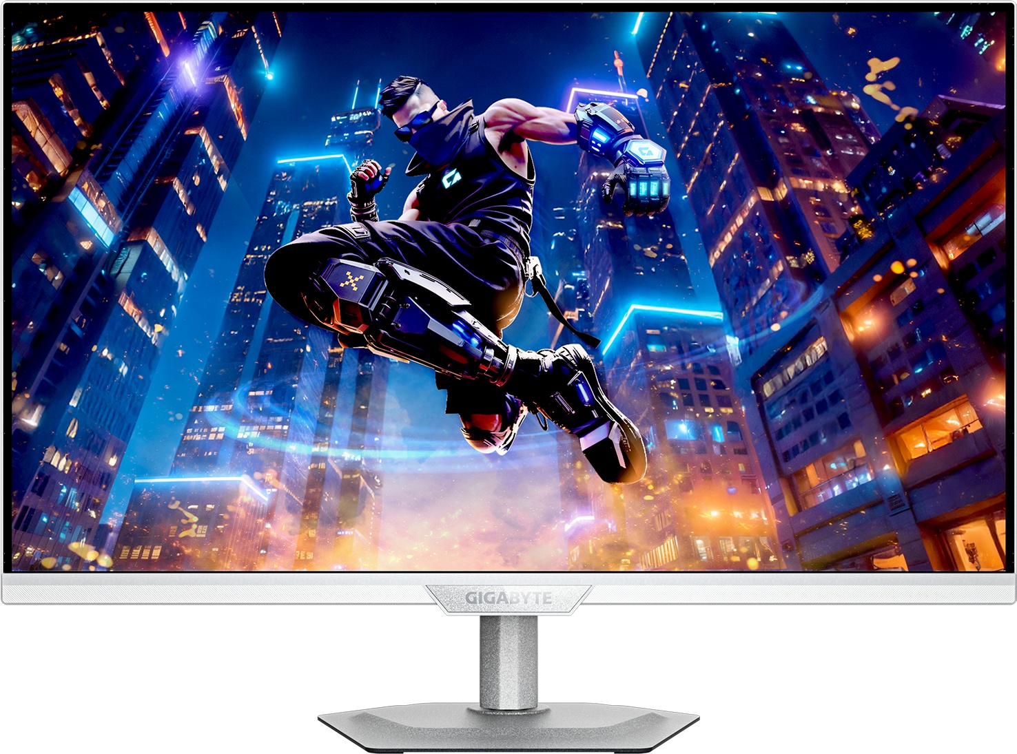 Монитор 27" Gigabyte M27UP ICE IPS 3840x2160, 160 Гц, 1 мс (GtG), 16:9, 350 кд/м², 2xHDMI 2.1, DP 1.