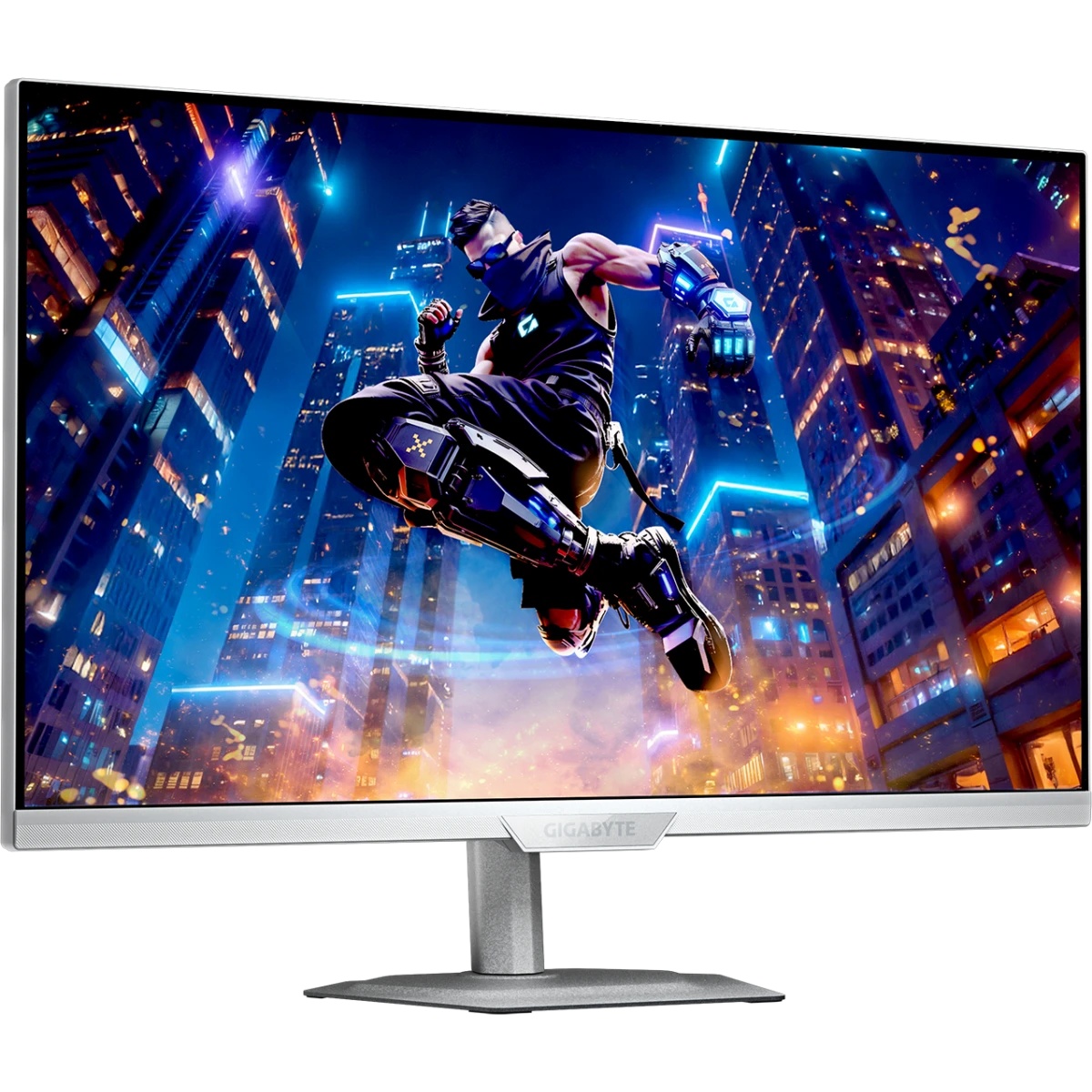 Монитор 27" Gigabyte M27UP ICE IPS 3840x2160, 160 Гц, 1 мс, 16:9, 350 кд/м², 2xHDMI 2.1, DP 1.4, USB