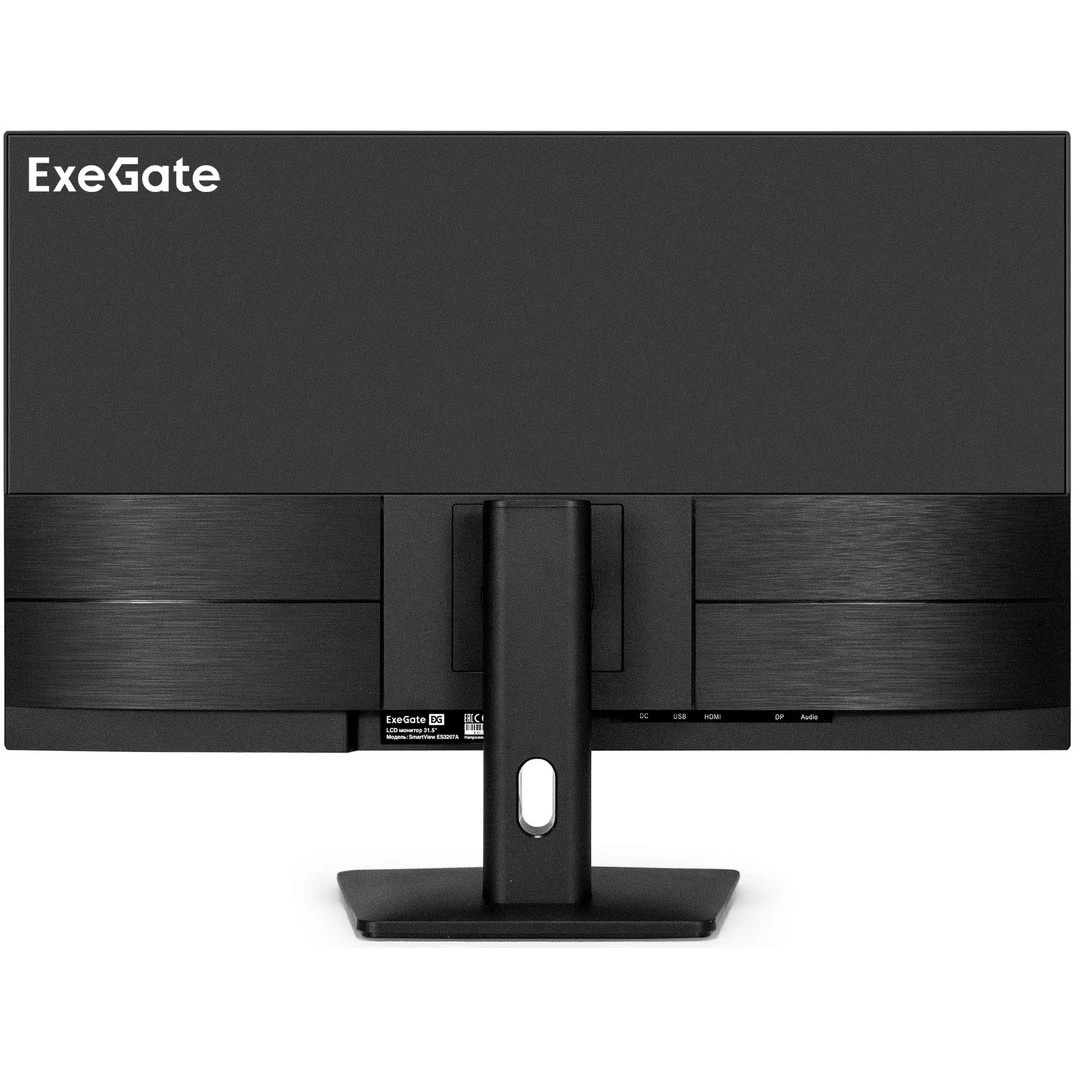 Монитор 31.5" ExeGate SmartView ES3207A IPS 2560x1440, 75 Гц, 1 мс, 16:9, 300 кд/м², HDMI 1.4, DP 1.