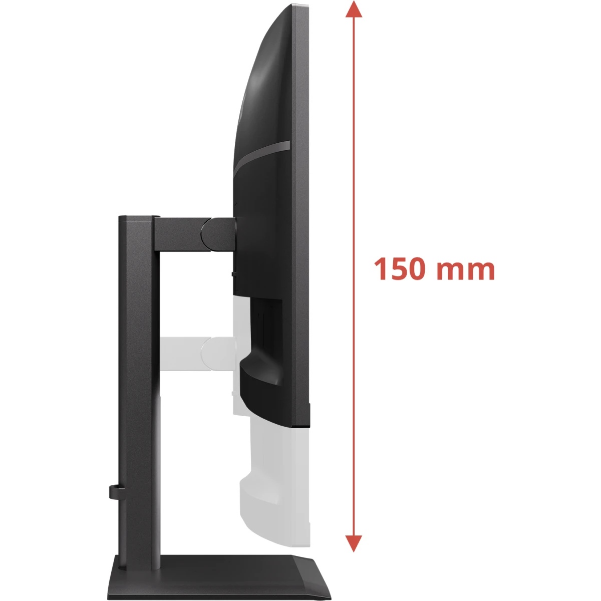 Монитор 27" AOC U27E4CV IPS 3840x2160, 60 Гц, 4 мс, 16:9, 400 кд/м², 2xHDMI 2.0, DP 1.4, DP Out, USB