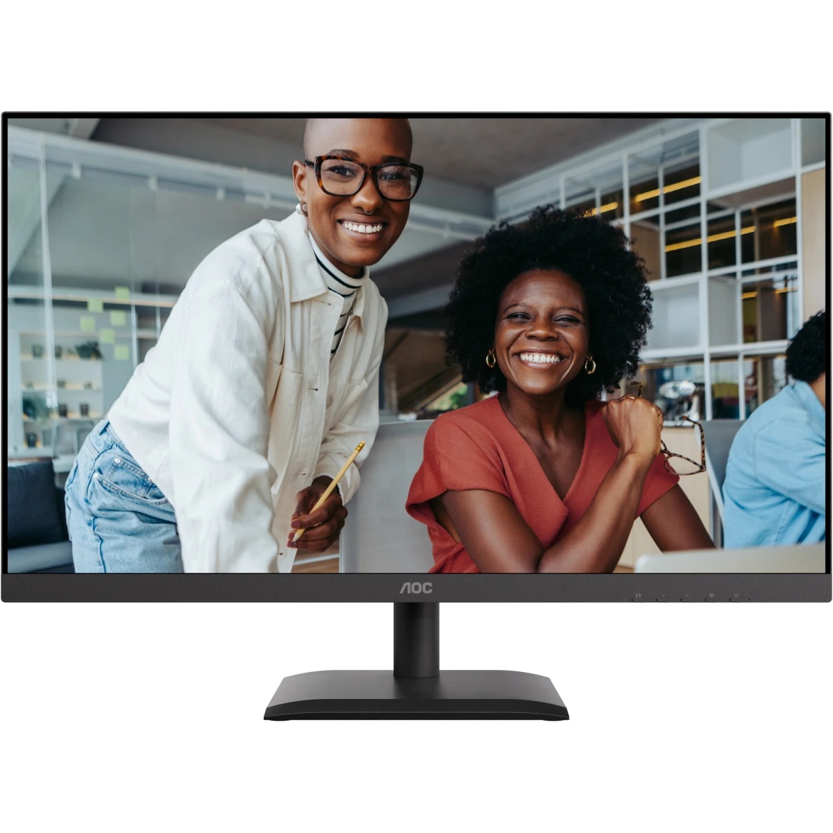 Монитор 27" AOC U27E4CV IPS 3840x2160, 60 Гц, 4 мс, 16:9, 400 кд/м², 2xHDMI 2.0, DP 1.4, DP Out, USB