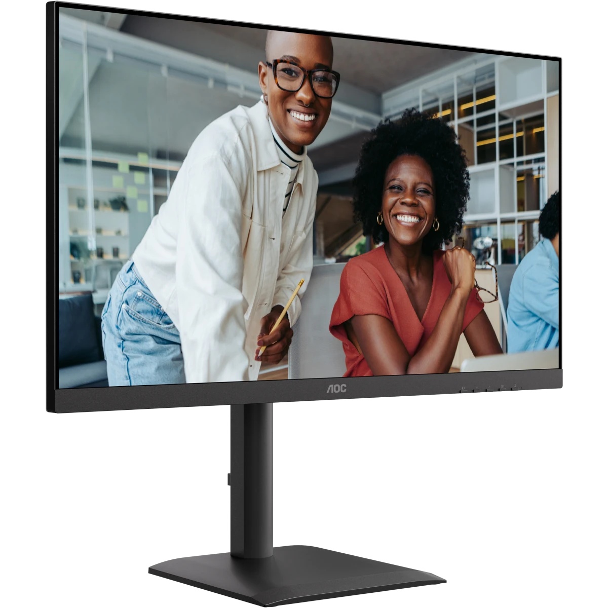Монитор 27" AOC U27E4CV IPS 3840x2160, 60 Гц, 4 мс, 16:9, 400 кд/м², 2xHDMI 2.0, DP 1.4, DP Out, USB