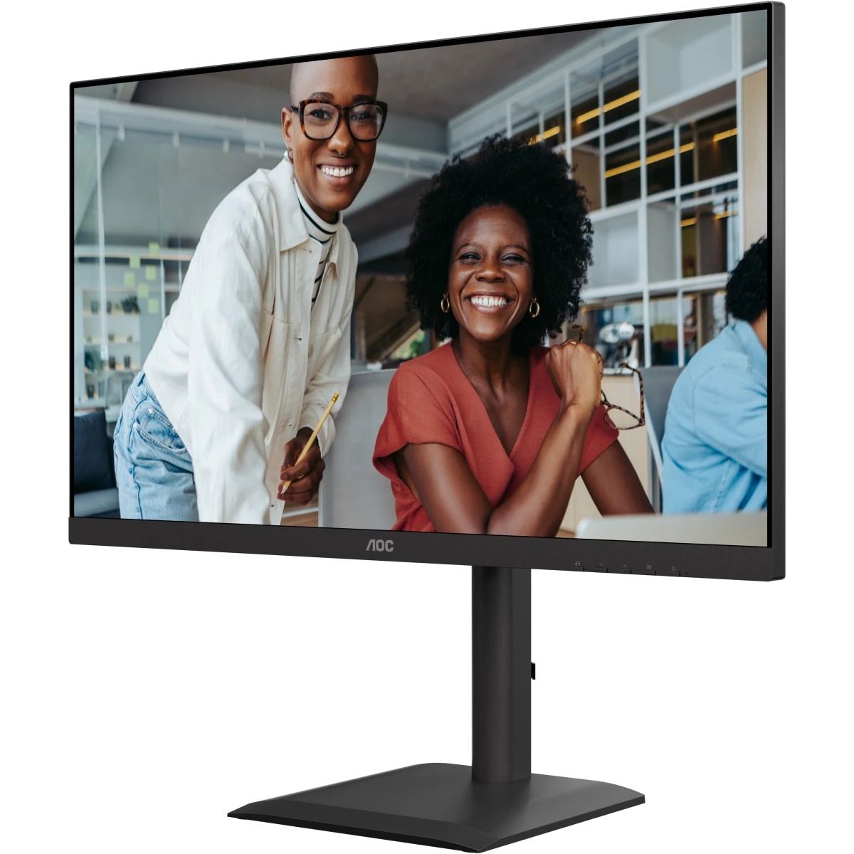 Монитор 27" AOC U27E4CV IPS 3840x2160, 60 Гц, 4 мс, 16:9, 400 кд/м², 2xHDMI 2.0, DP 1.4, DP Out, USB